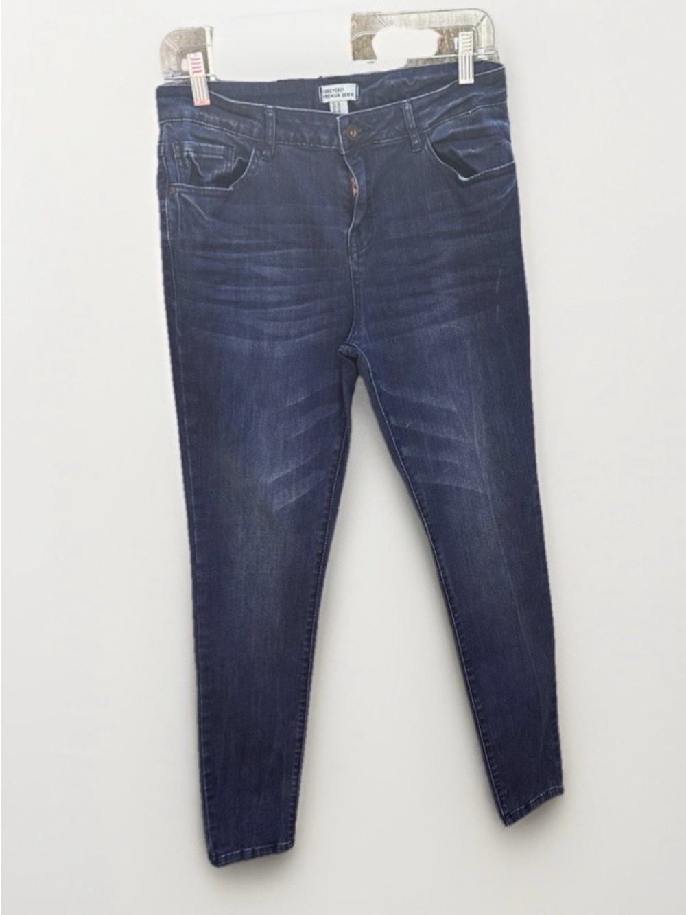 Forever 21 Women’s Skinny Jeans - Dark Blue Wash